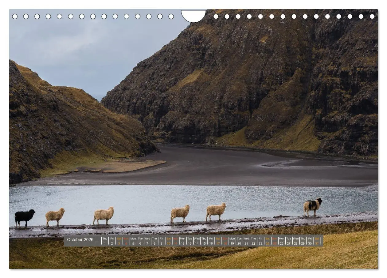 Bild: 9783516567694 | Spectacular beauty - Faroe Islands (Wall Calendar 2026 DIN A4...