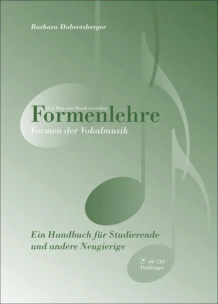 Cover: 9783902667694 | Formenlehre. Formen der Vokalmusik | Barbara Dobretsberger | Buch