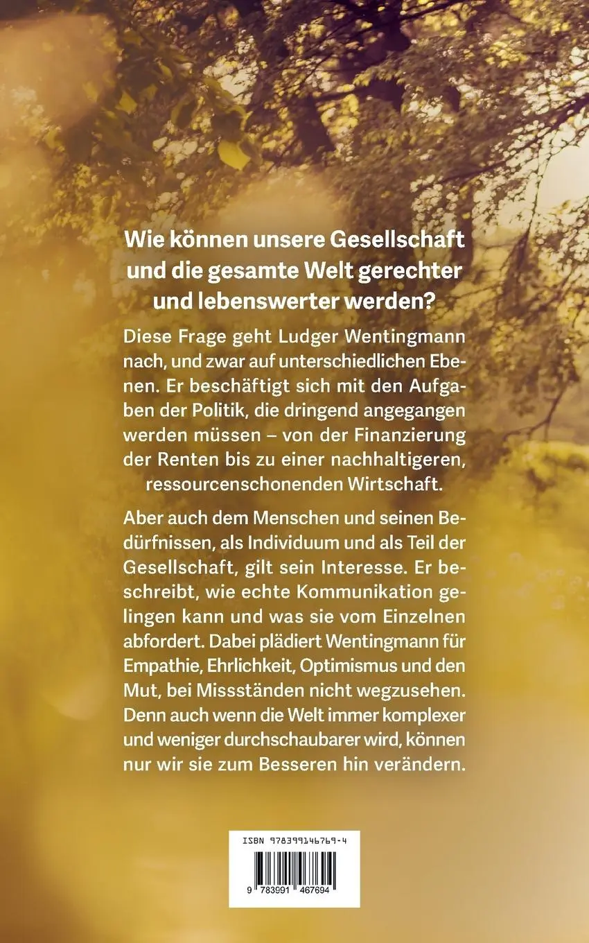 Rückseite: 9783991467694 | Wohlstand und Zufriedenheit fallen nicht vom Himmel | Wentingmann