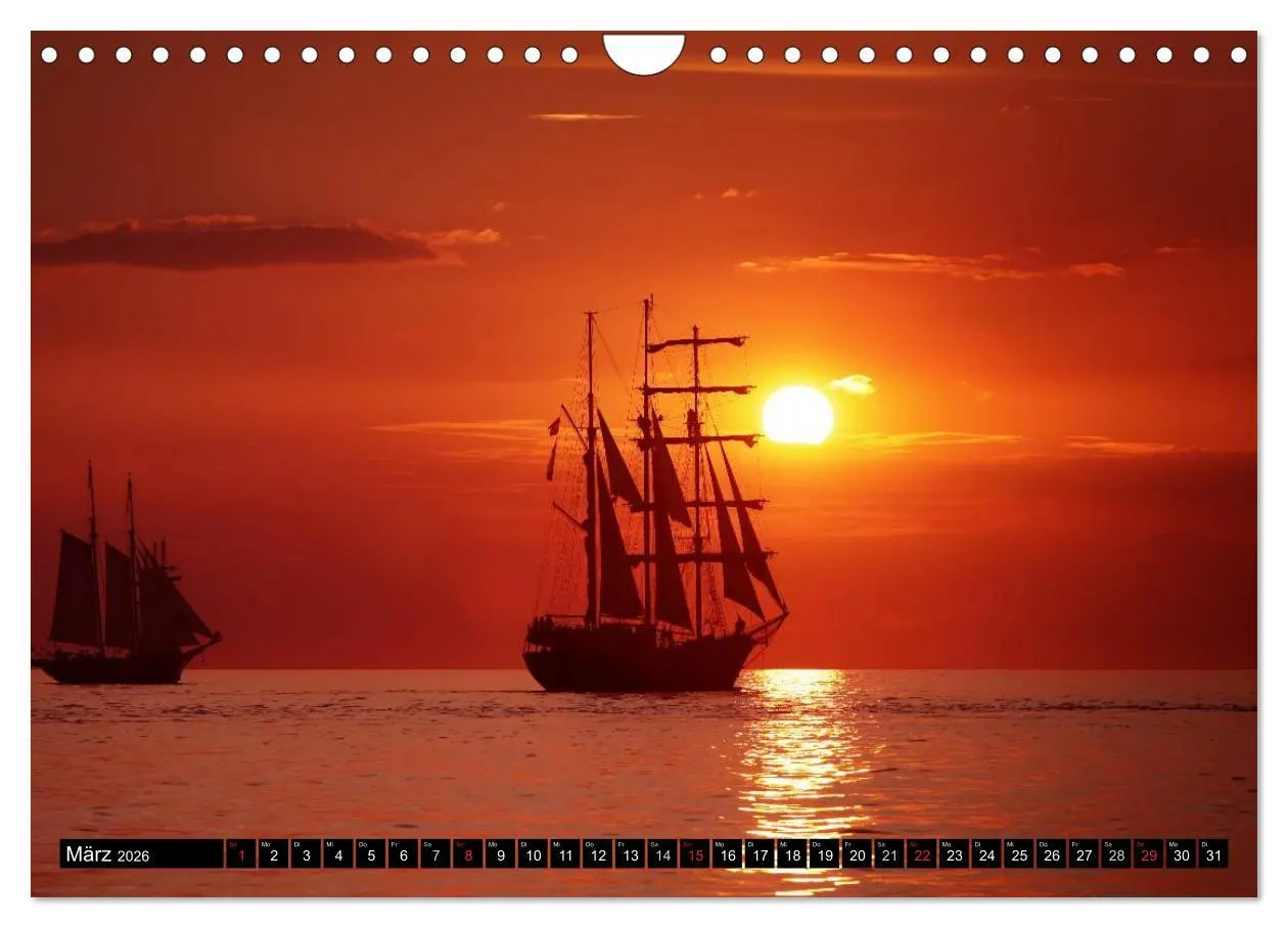 Bild: 9783516177794 | Hanse Sail (Wandkalender 2026 DIN A4 quer), CALVENDO Monatskalender