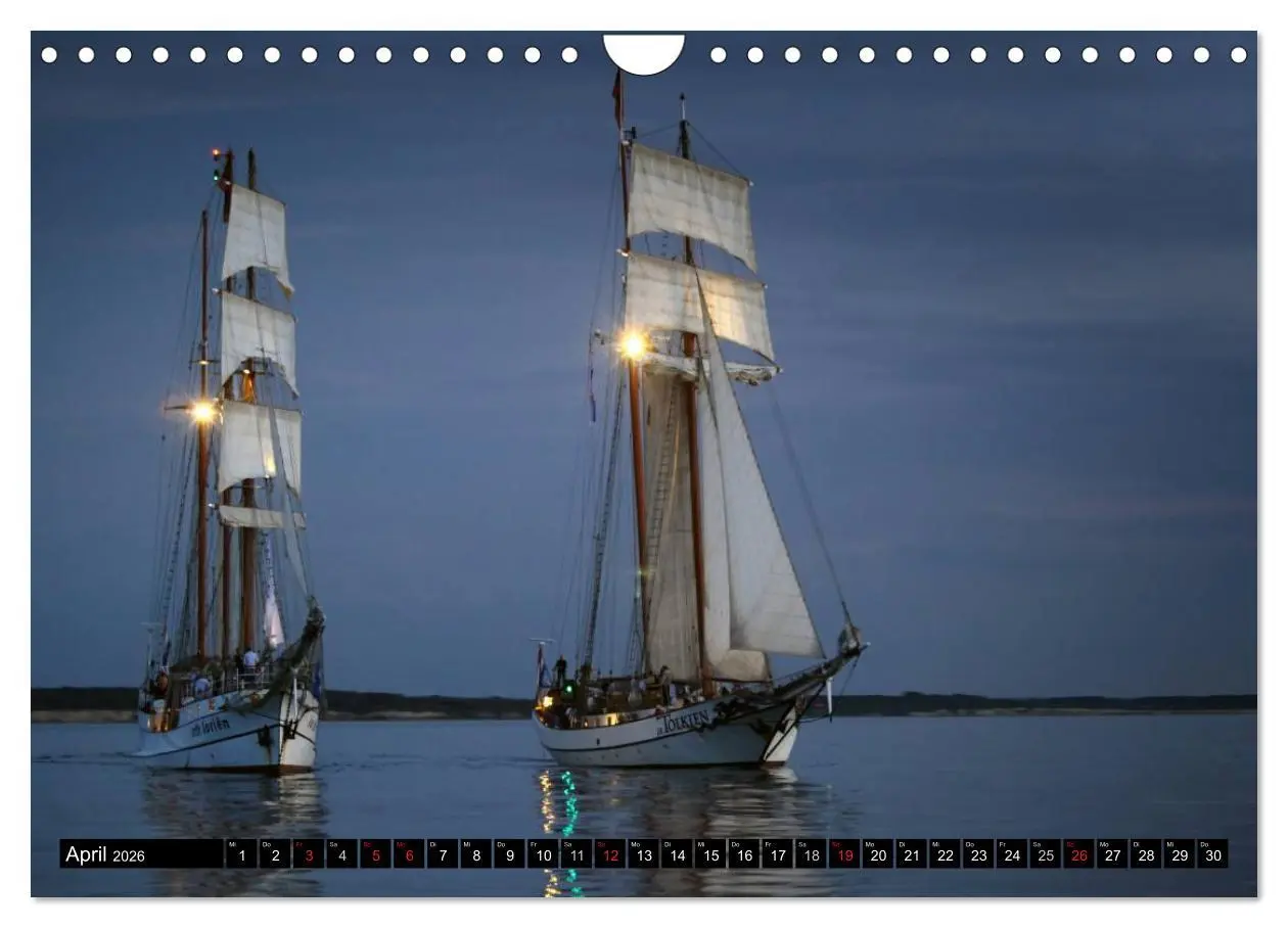 Bild: 9783516177794 | Hanse Sail (Wandkalender 2026 DIN A4 quer), CALVENDO Monatskalender