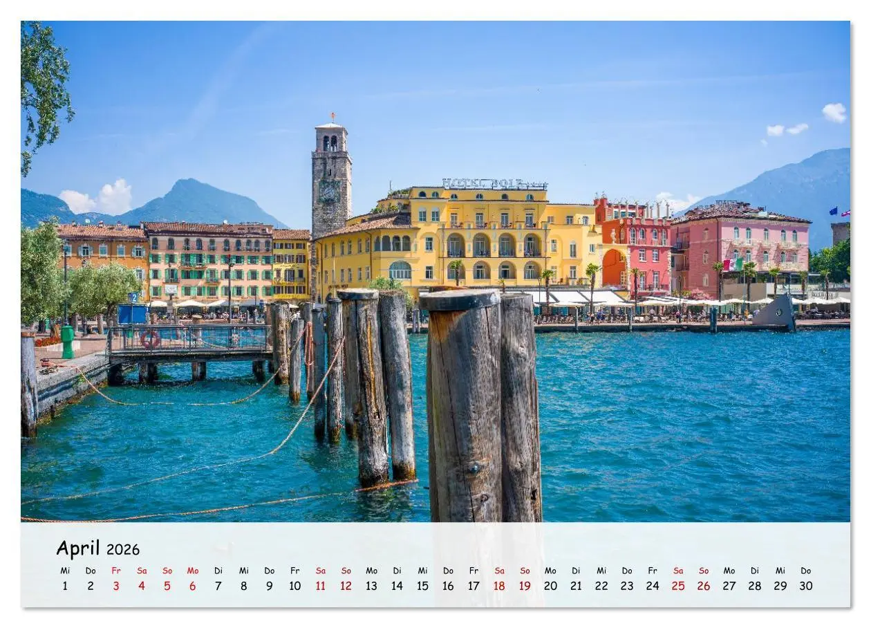 Bild: 9783516627794 | Riva del Garda - Am Gardasee ganz im Norden (Wandkalender 2026 DIN...