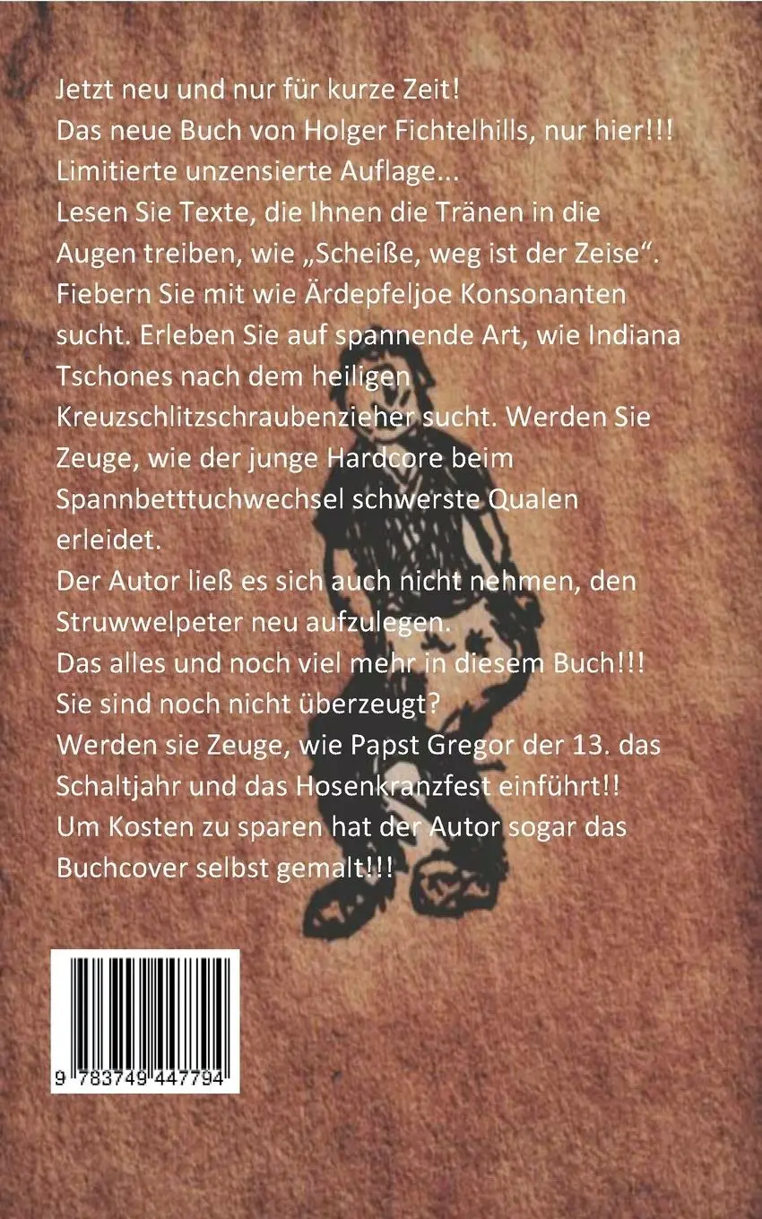 Rückseite: 9783749447794 | Slamdead Millionär | Holger Fichtelhills | Taschenbuch | 108 S. | 2019