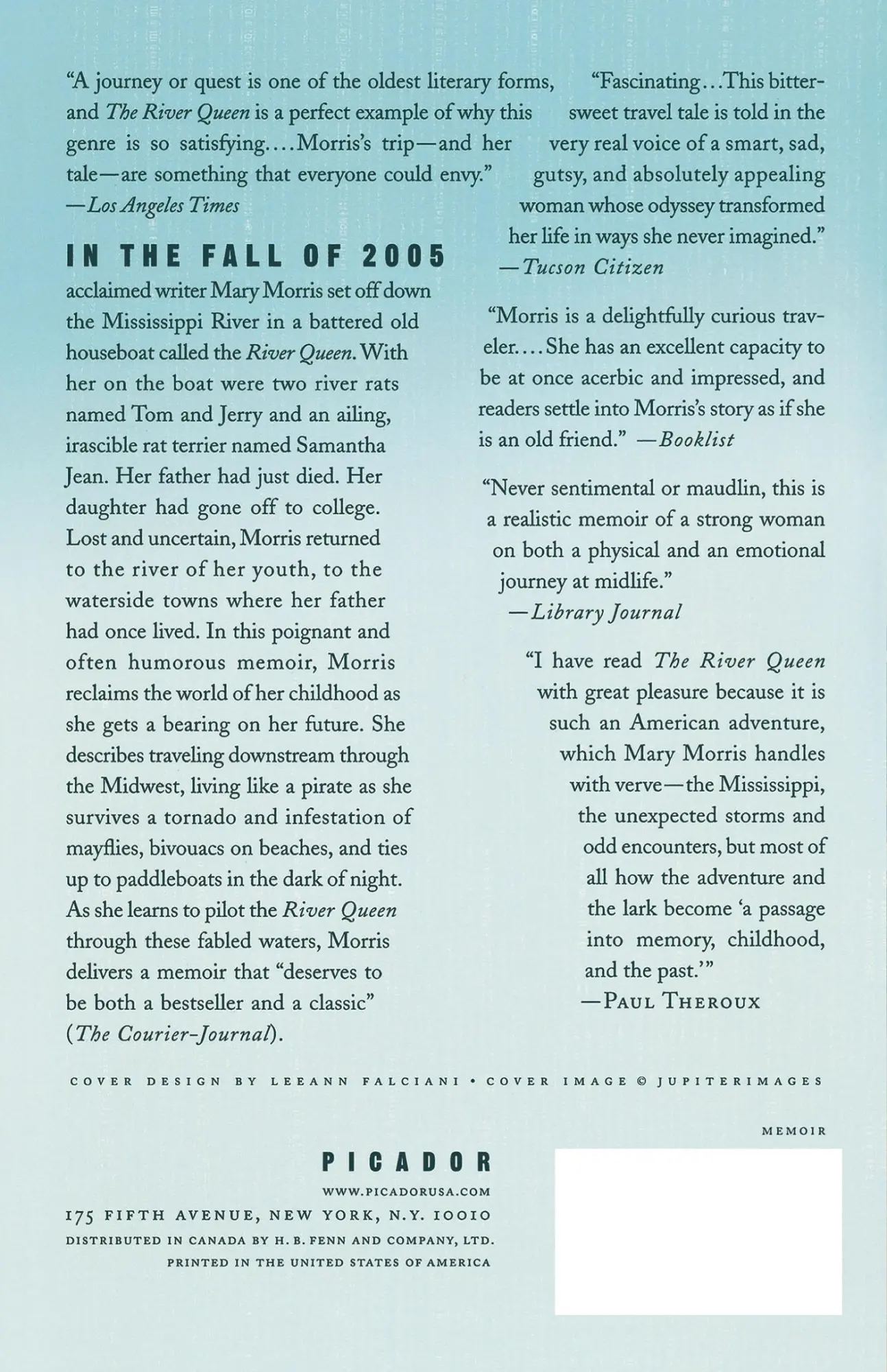 Rückseite: 9780312427894 | The River Queen | Mary Morris | Taschenbuch | Kartoniert / Broschiert
