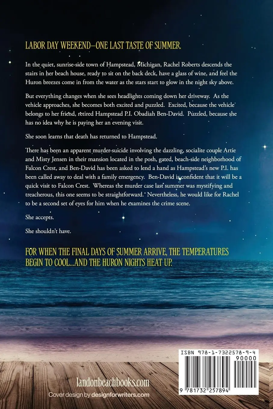 Rückseite: 9781732257894 | Huron Nights | Landon Beach | Taschenbuch | Kartoniert / Broschiert