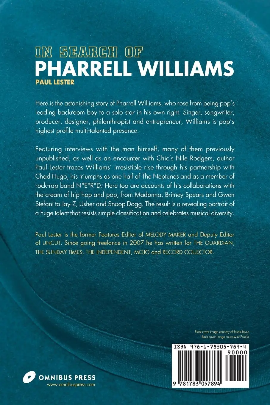 Rückseite: 9781783057894 | In Search of Pharrell Williams | Paul Lester | Taschenbuch | Englisch