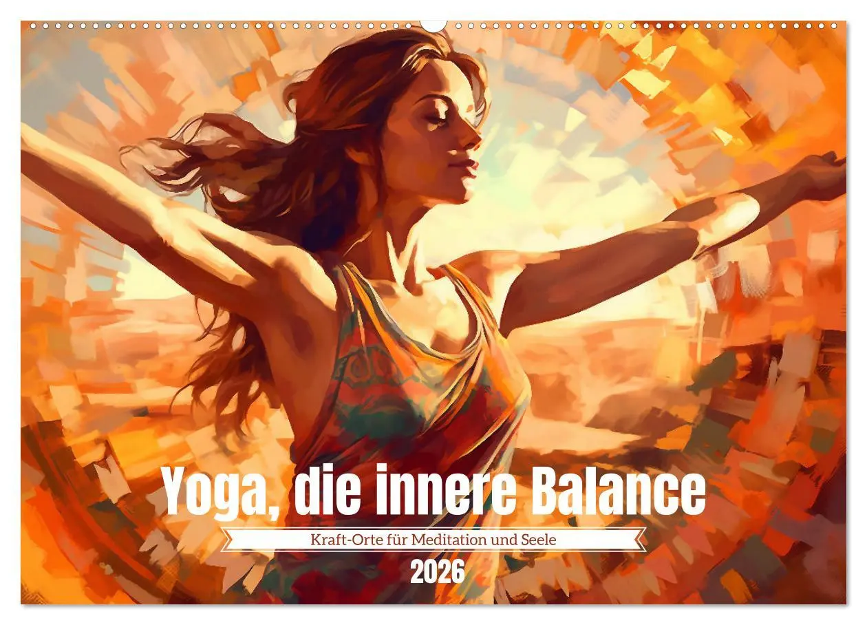Cover: 9783457527894 | Yoga, die innere Balance (Wandkalender 2026 DIN A2 quer), CALVENDO...