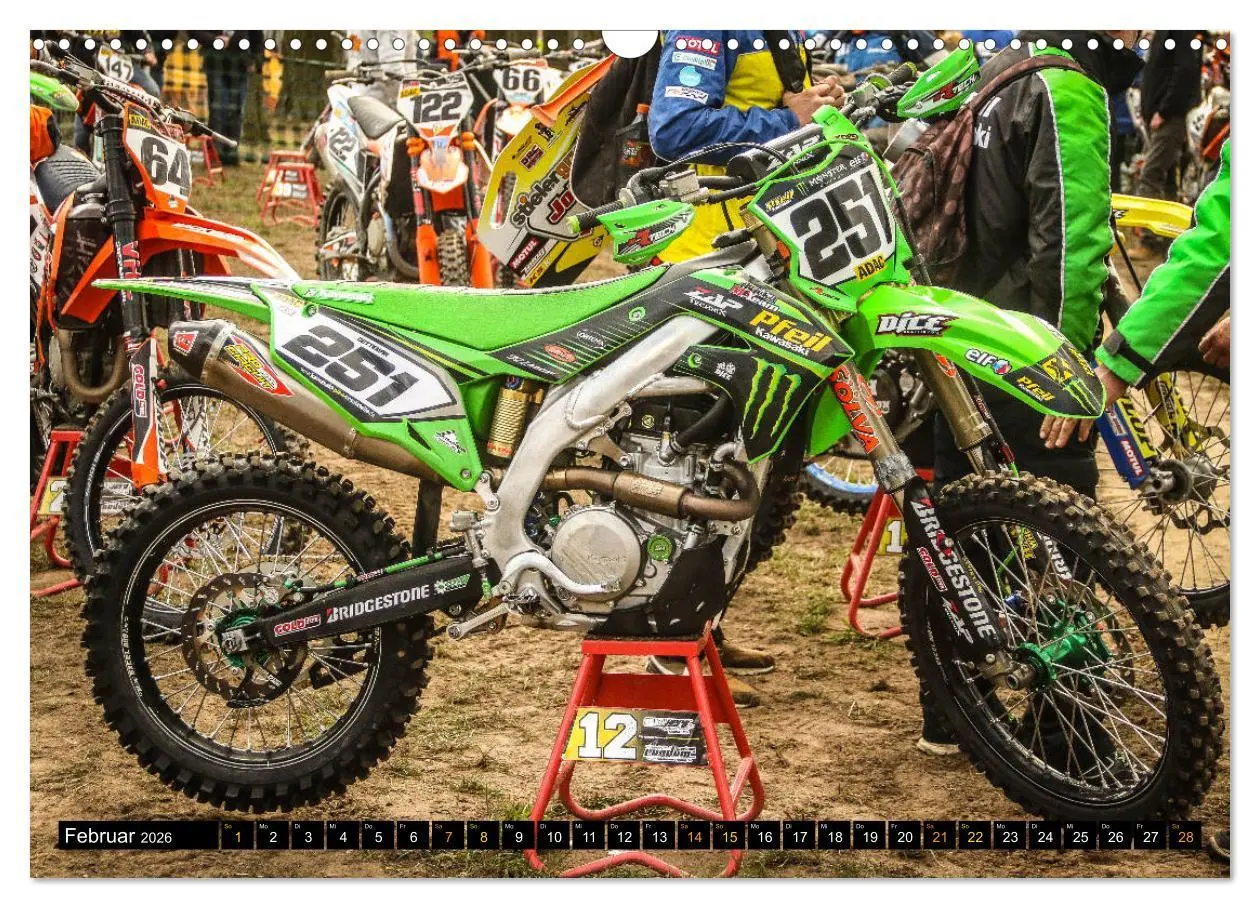 Bild: 9783457767894 | Dirtbikes 2026 (Wandkalender 2026 DIN A3 quer), CALVENDO...