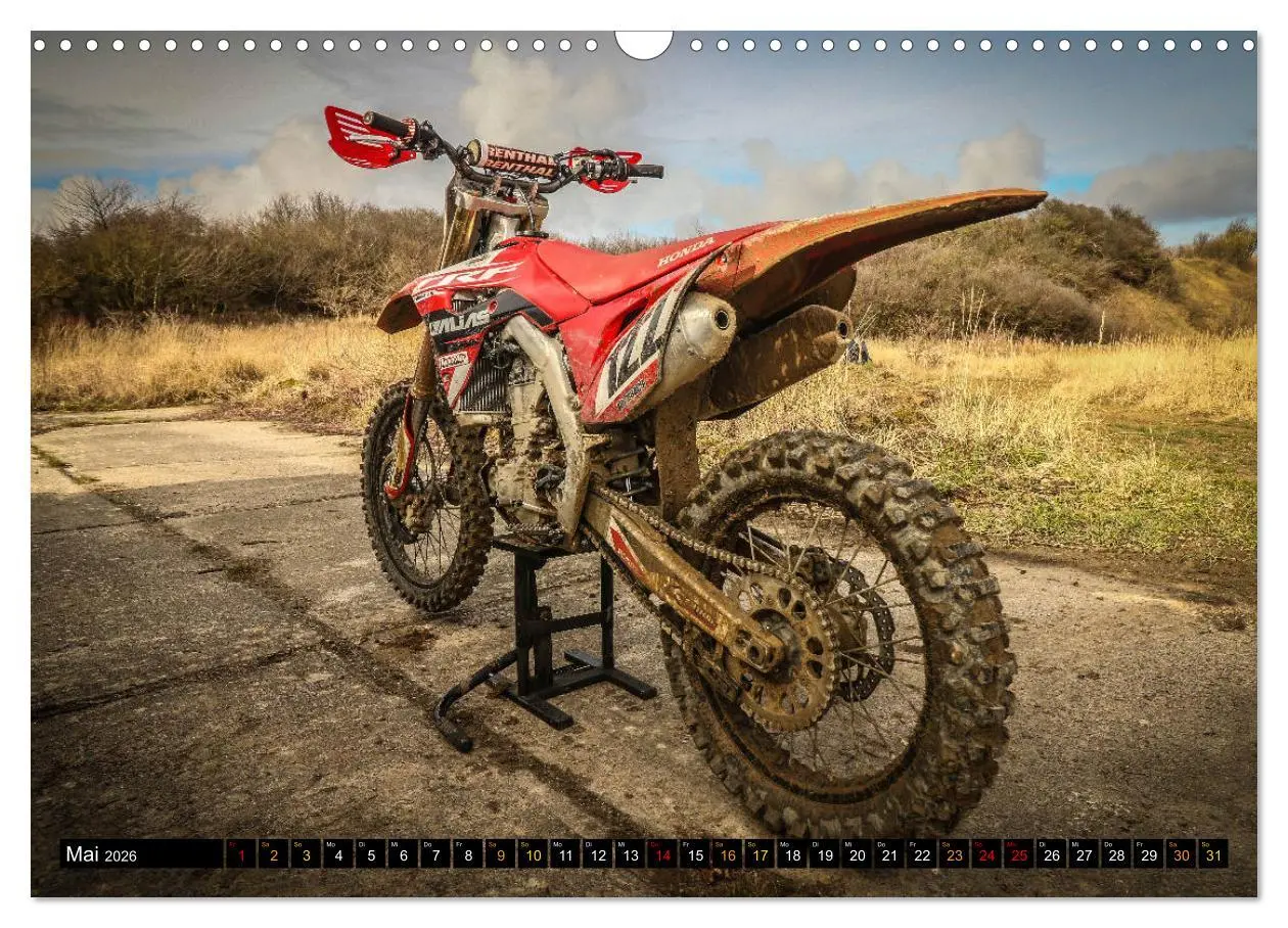 Bild: 9783457767894 | Dirtbikes 2026 (Wandkalender 2026 DIN A3 quer), CALVENDO...
