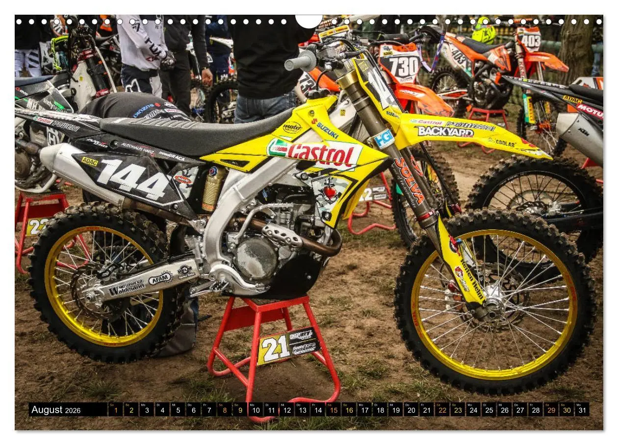 Bild: 9783457767894 | Dirtbikes 2026 (Wandkalender 2026 DIN A3 quer), CALVENDO...
