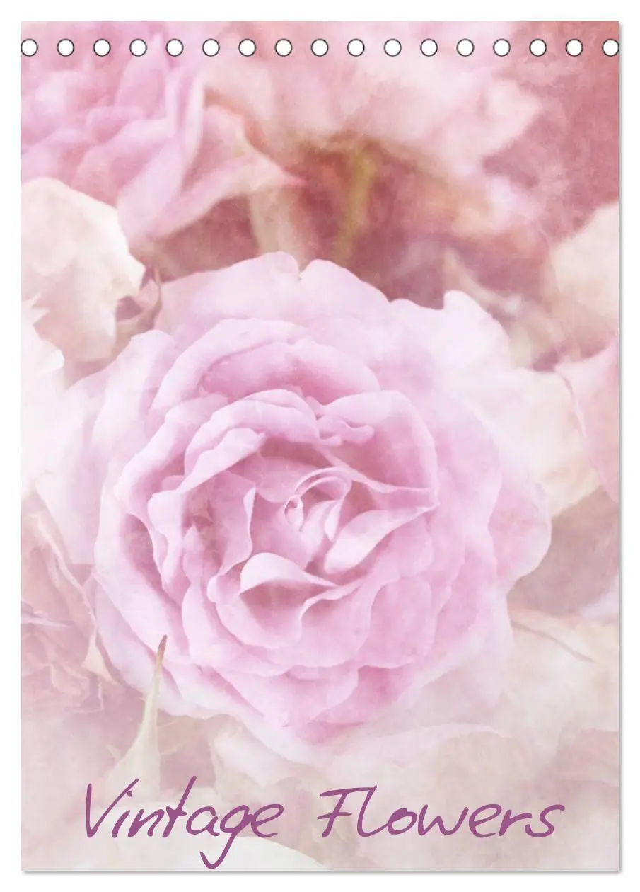 Cover: 9783516477894 | Vintage Flowers (Tischkalender 2026 DIN A5 hoch), CALVENDO...