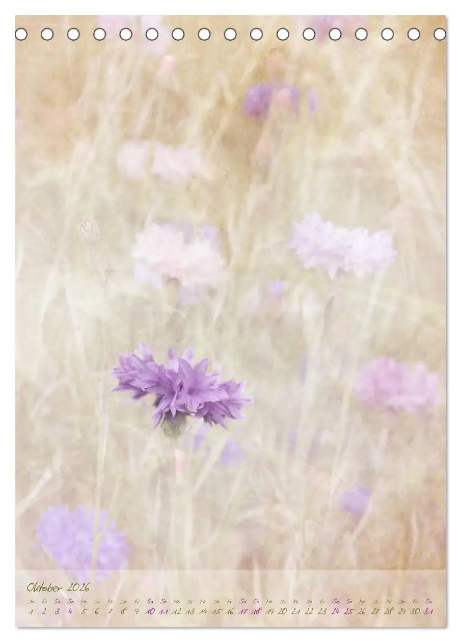 Bild: 9783516477894 | Vintage Flowers (Tischkalender 2026 DIN A5 hoch), CALVENDO...