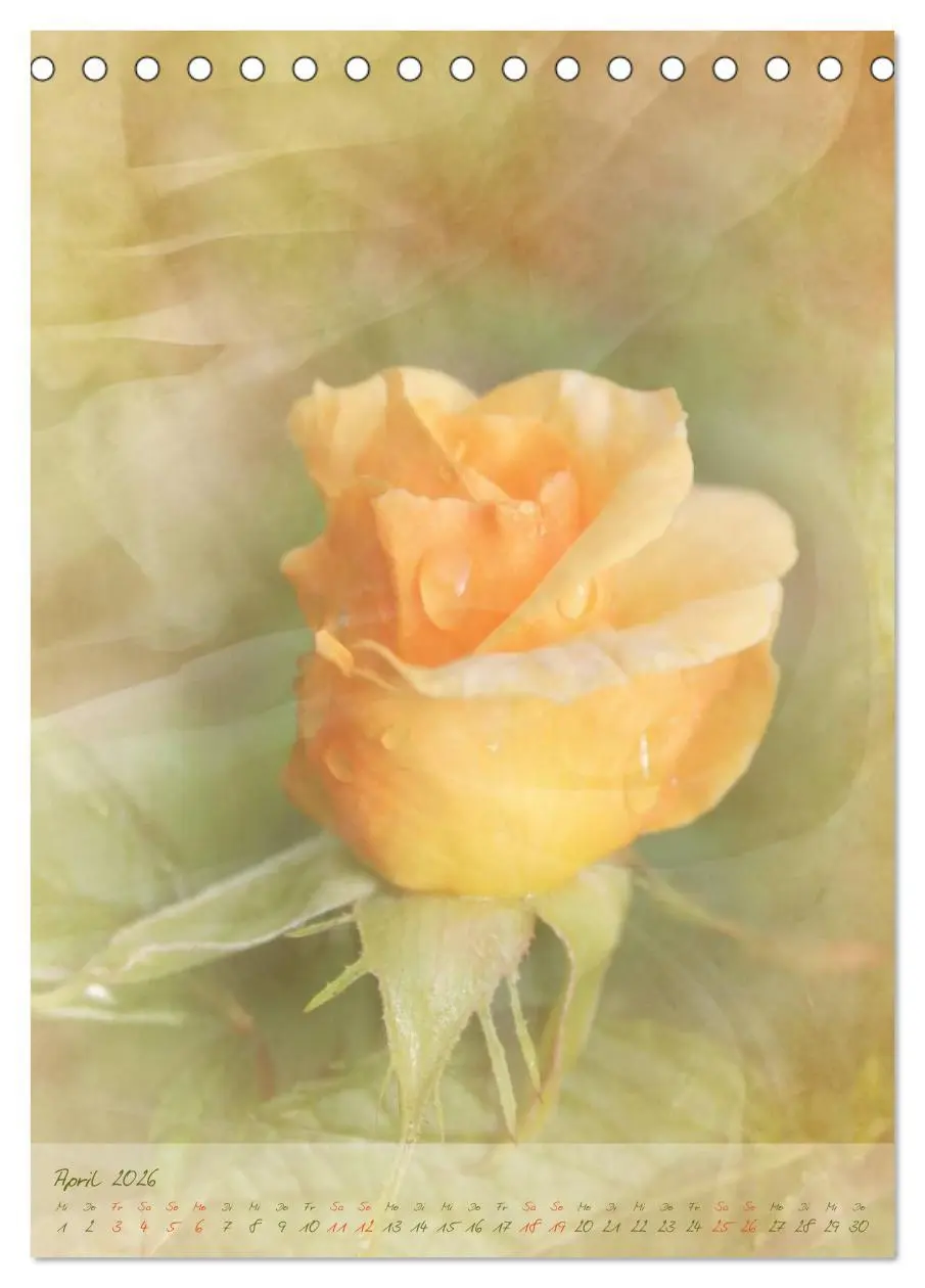 Bild: 9783516477894 | Vintage Flowers (Tischkalender 2026 DIN A5 hoch), CALVENDO...