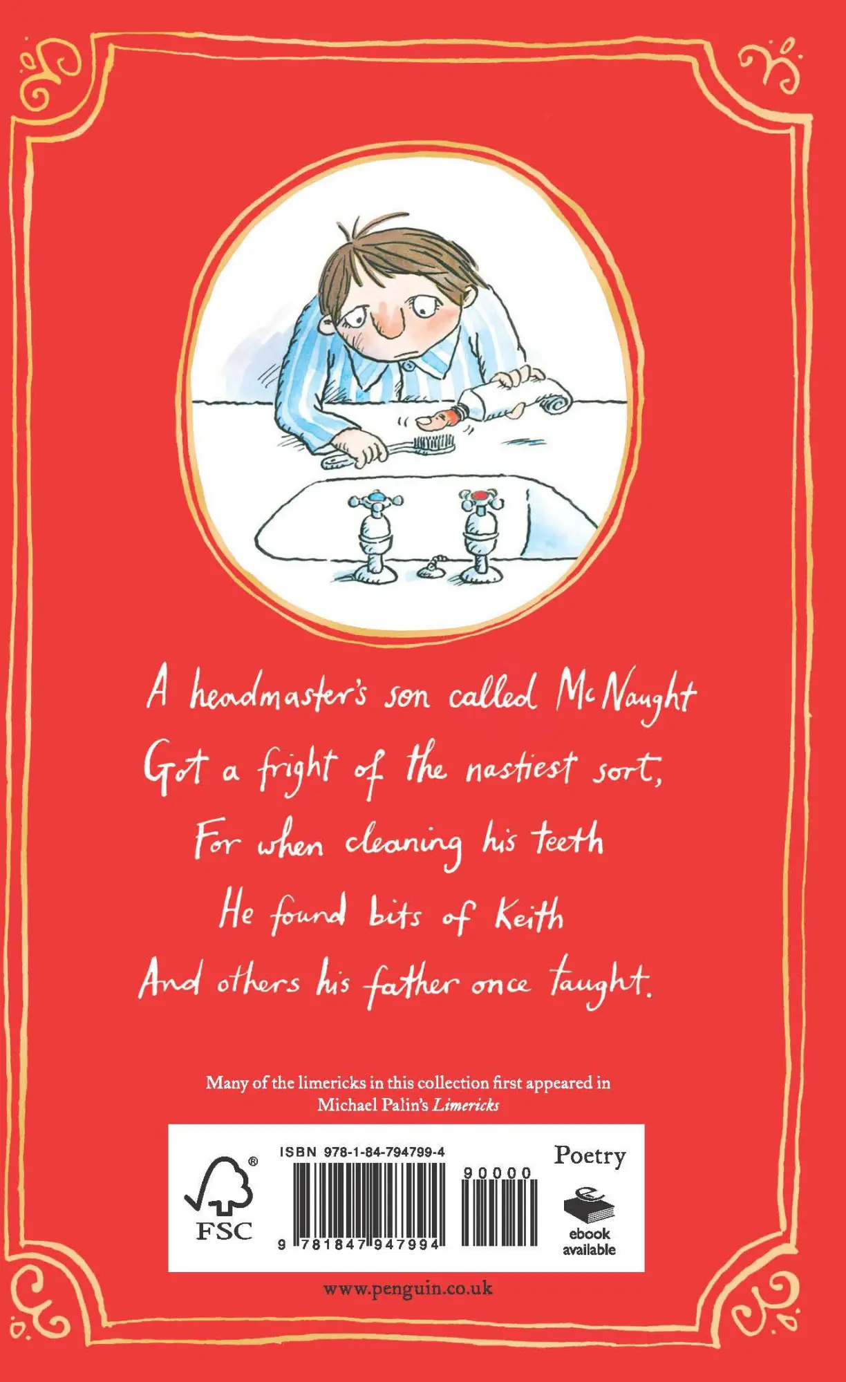Rückseite: 9781847947994 | A Sackful of Limericks | Michael Palin | Buch | Gebunden | Englisch