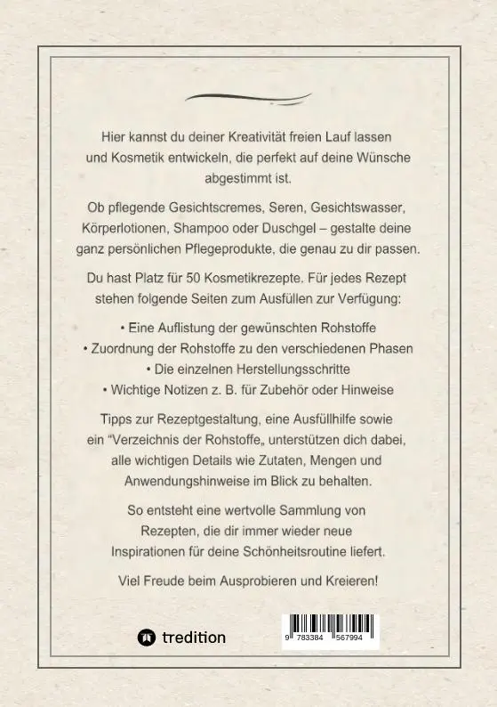 Rückseite: 9783384567994 | Naturkosmetik selber machen | Anja Gras | Taschenbuch | 376 S. | 2025