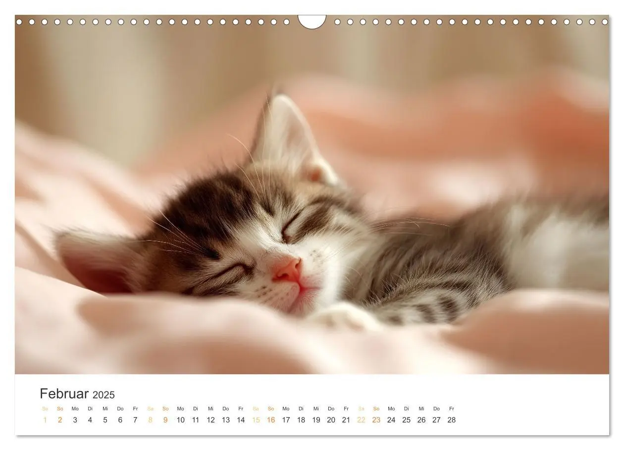 Bild: 9783457207994 | Zauberhafte Katzenbabys (Wandkalender 2025 DIN A3 quer), CALVENDO...