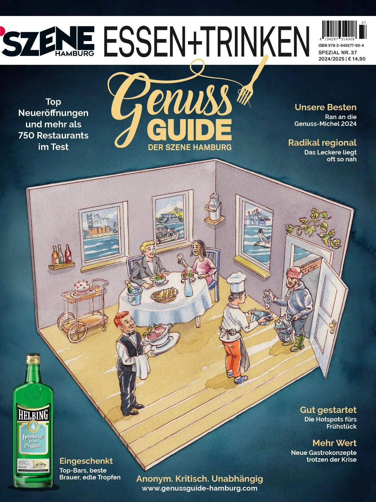 Cover: 9783946677994 | SZENE HAMBURG ESSEN + TRINKEN 37/2024 | GmbH | Taschenbuch | Deutsch