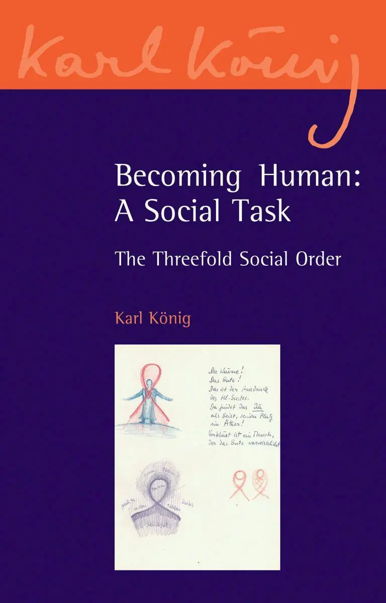 Cover: 9780863158094 | Becoming Human: A Social Task | The Threefold Social Order | König