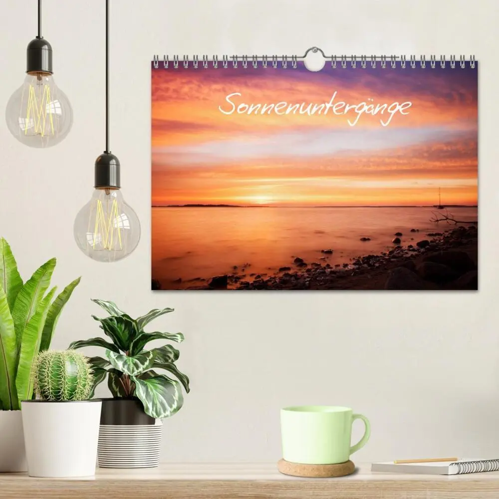 Bild: 9783435798094 | Sonnenuntergänge (Wandkalender 2025 DIN A4 quer), CALVENDO...