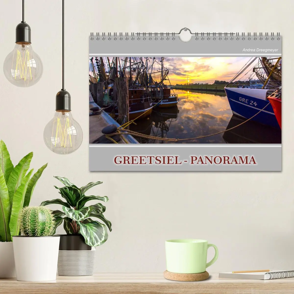 Bild: 9783457888094 | Greetsiel-Panorama (Wandkalender 2026 DIN A4 quer), CALVENDO...