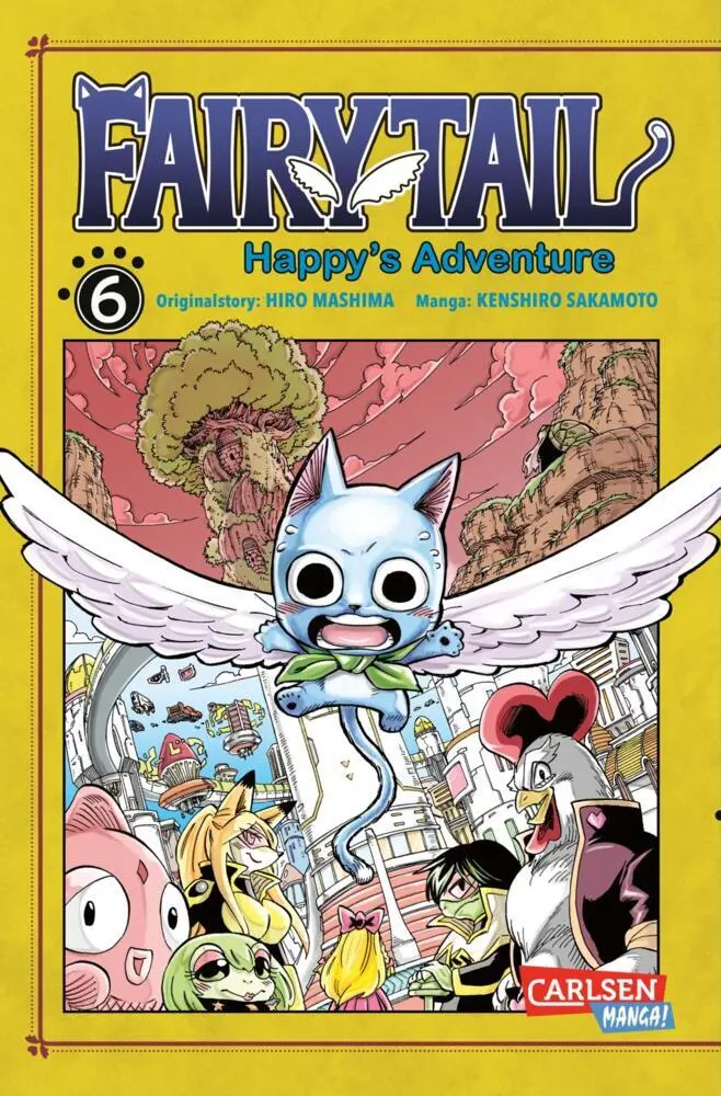 Cover: 9783551768094 | Fairy Tail - Happy's Adventure. Bd.6 | Kenshiro Sakamoto (u. a.)