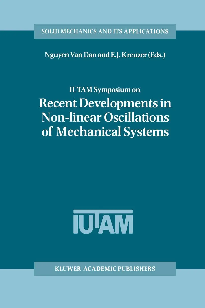 Cover: 9789401058094 | IUTAM Symposium on Recent Developments in Non-linear Oscillations...
