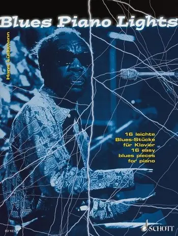 Cover: 9790001128094 | Blues Piano Lights | 16 easy blues pieces for piano | Hans Lüdemann
