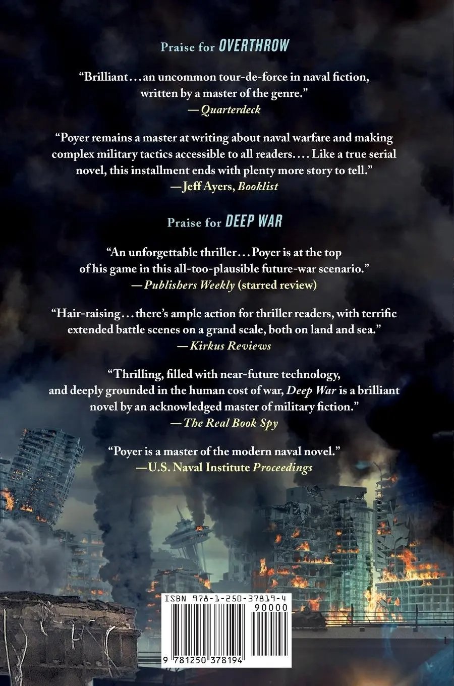 Rückseite: 9781250378194 | Violent Peace | David Poyer | Taschenbuch | Englisch | 2020 | Griffin