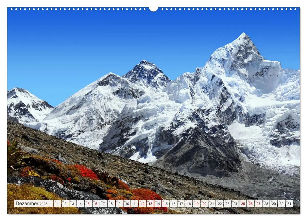 Bild: 9783457498194 | Berge - Die schönsten Gipfel der Welt (Wandkalender 2026 DIN A2...