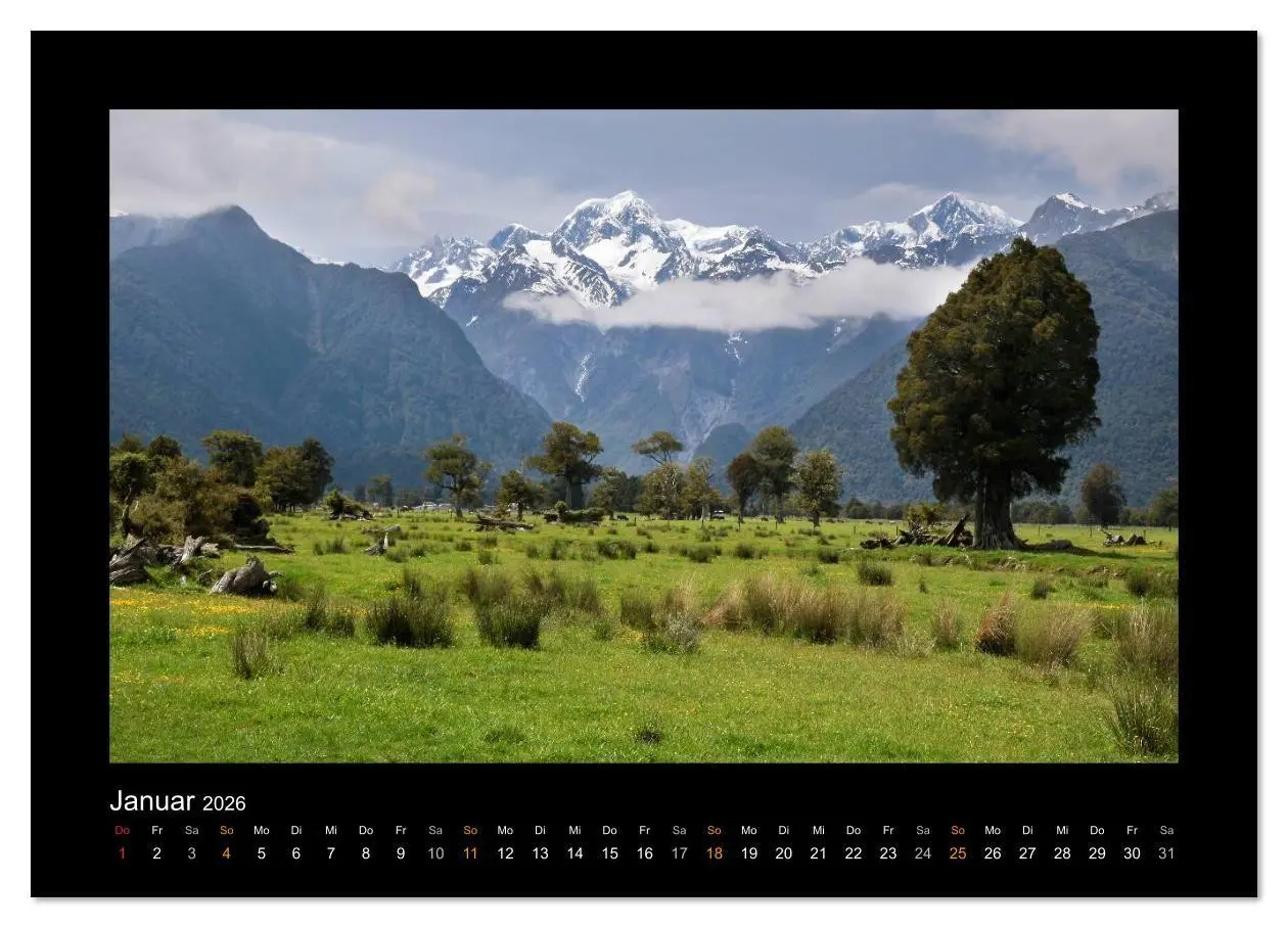 Bild: 9783516108194 | Neuseeland - Wunderwelt der Natur (Wandkalender 2026 DIN A3 quer),...