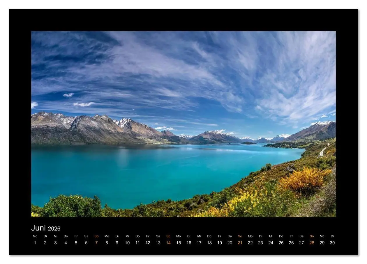Bild: 9783516108194 | Neuseeland - Wunderwelt der Natur (Wandkalender 2026 DIN A3 quer),...