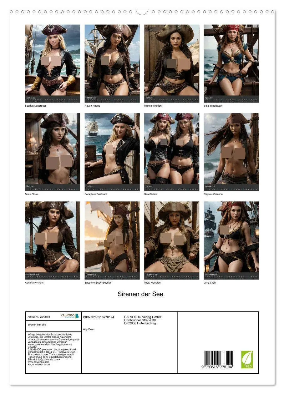 Bild: 9783516278194 | Sirenen der See (hochwertiger Premium Wandkalender 2026 DIN A2...