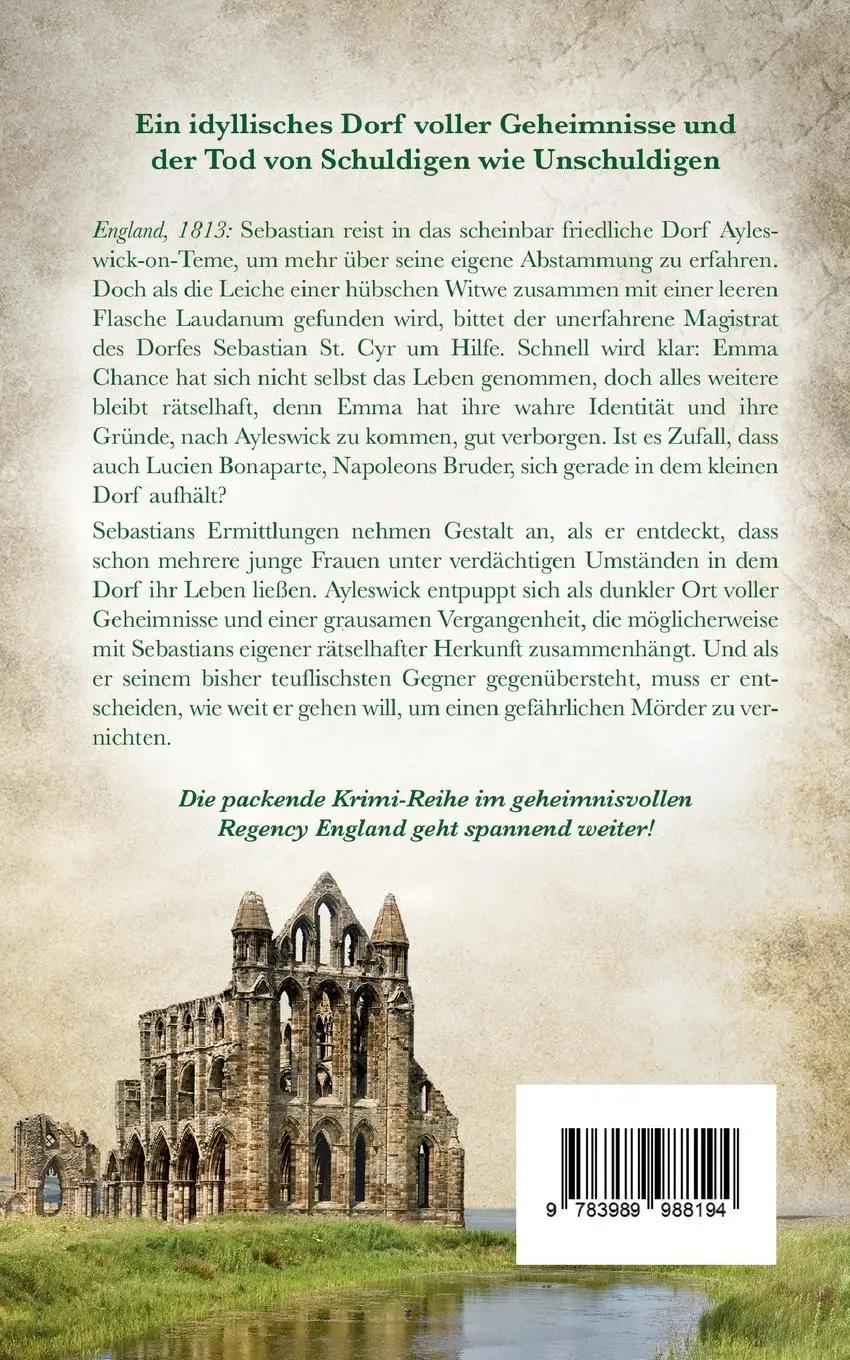 Rückseite: 9783989988194 | Die Ruinen von Northcott Abbey | C. S. Harris | Taschenbuch | 492 S.