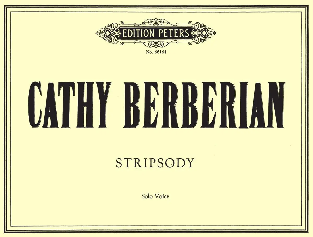 Cover: 9790300718194 | Stripsody for Solo Voice | Cathy Berberian | Taschenbuch | Buch | 2022