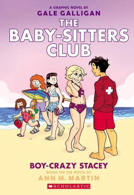 Cover: 9781338888294 | Boy-Crazy Stacey: A Graphic Novel (the Baby-Sitters Club #7) | Martin