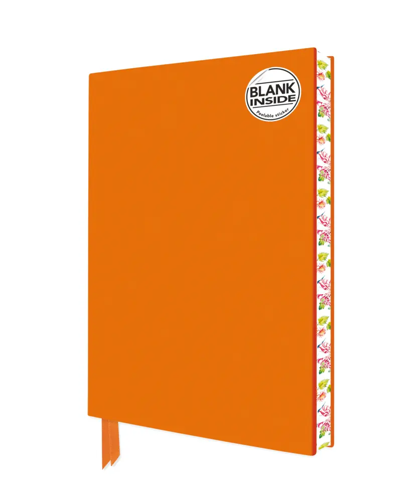Cover: 9781804178294 | Orange Blank Artisan Notebook (Flame Tree Journals) | Publishing