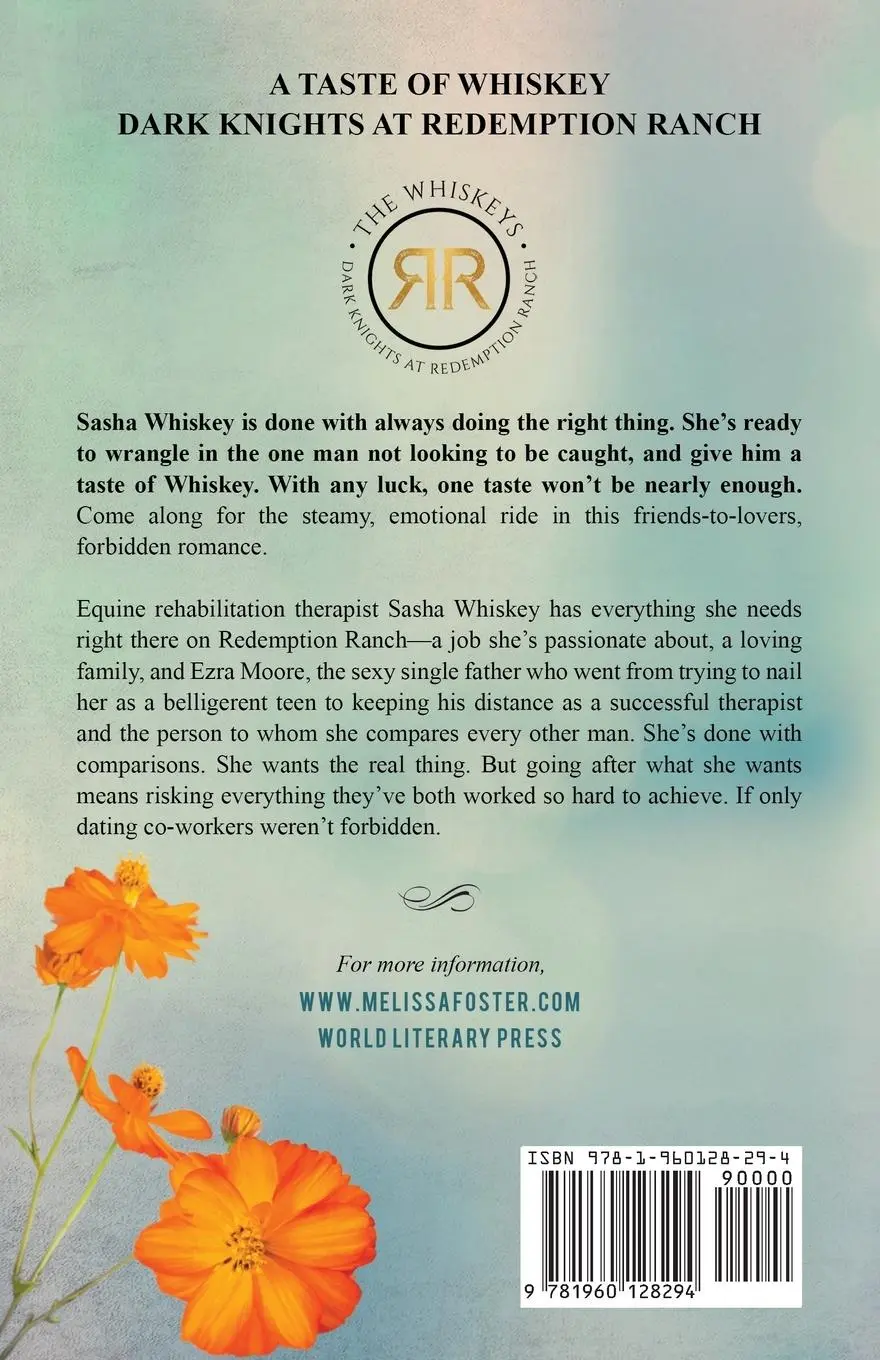 Rückseite: 9781960128294 | A Taste of Whiskey | Sasha Whiskey (Special Edition) | Melissa Foster
