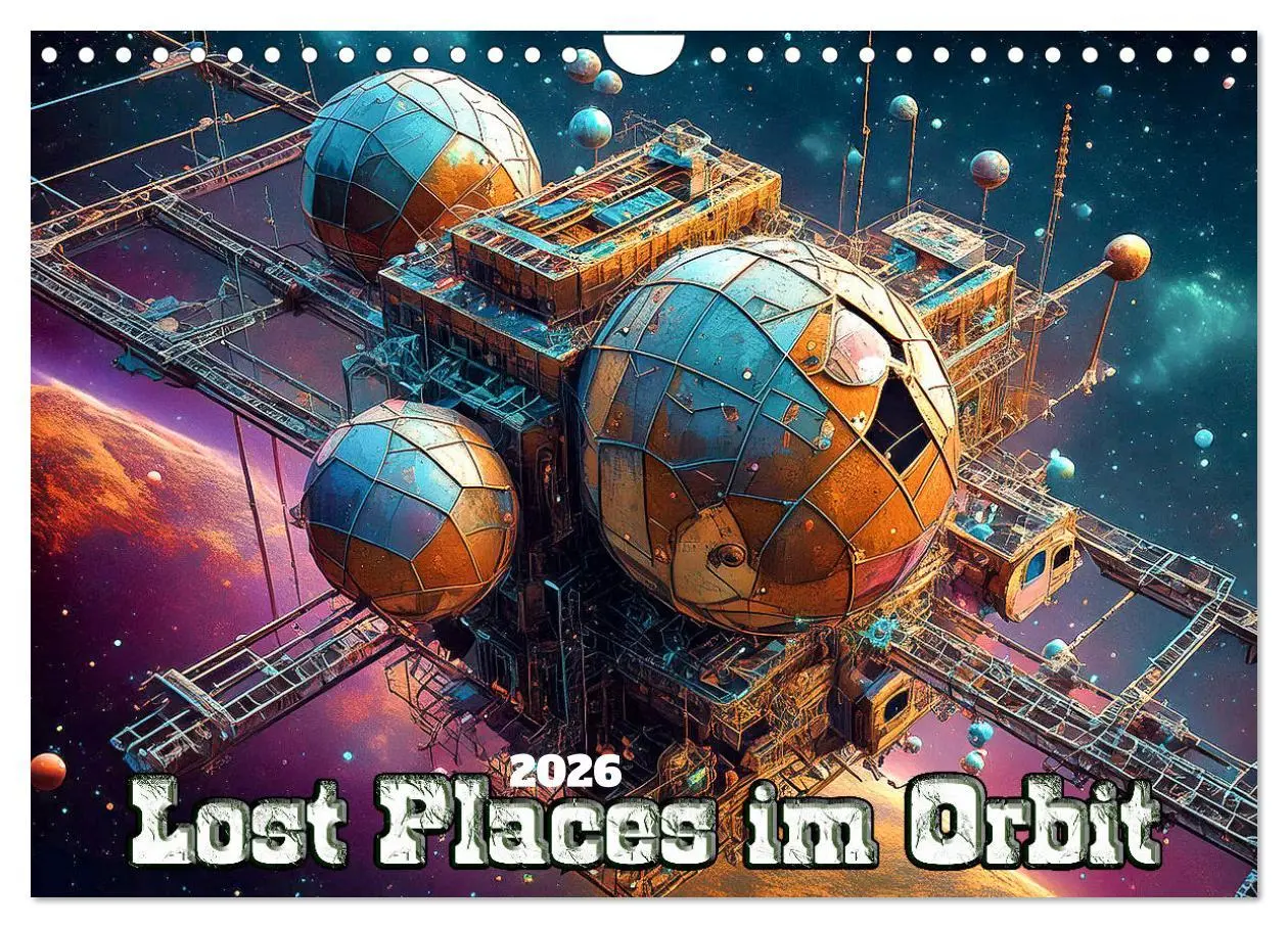 Cover: 9783457318294 | Lost Places im Orbit (Wandkalender 2026 DIN A4 quer), CALVENDO...