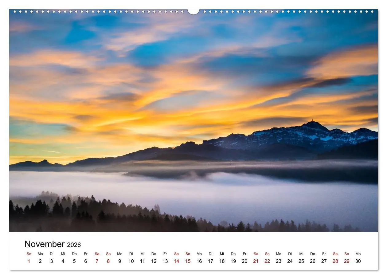Bild: 9783457938294 | Faszination Säntis (Wandkalender 2026 DIN A2 quer), CALVENDO...