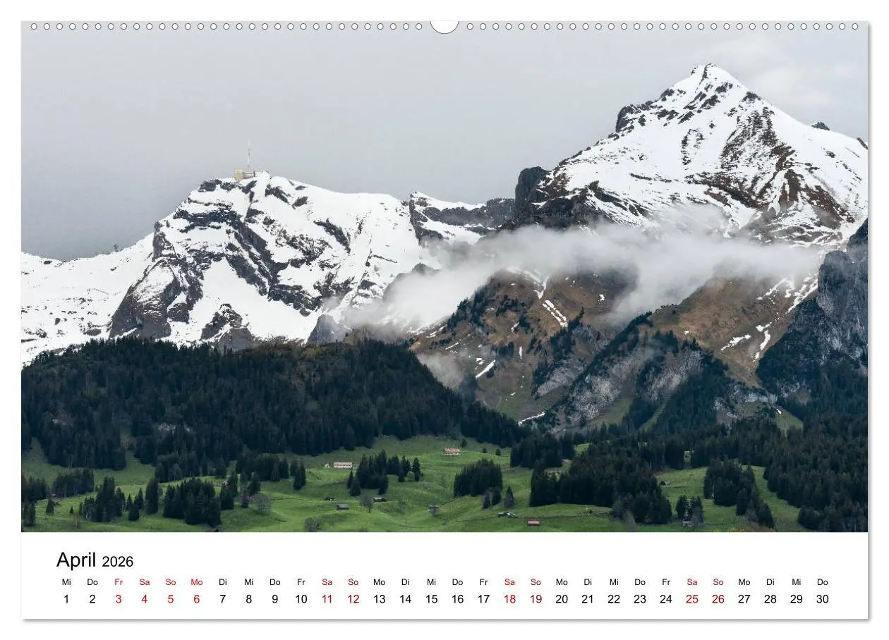 Bild: 9783457938294 | Faszination Säntis (Wandkalender 2026 DIN A2 quer), CALVENDO...