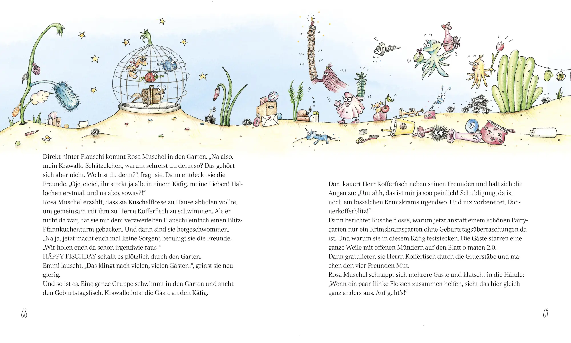 Bild: 9783734828294 | Kuschelflosse - Die mächtig magische Glitzerbohne - Band 4 | Müller