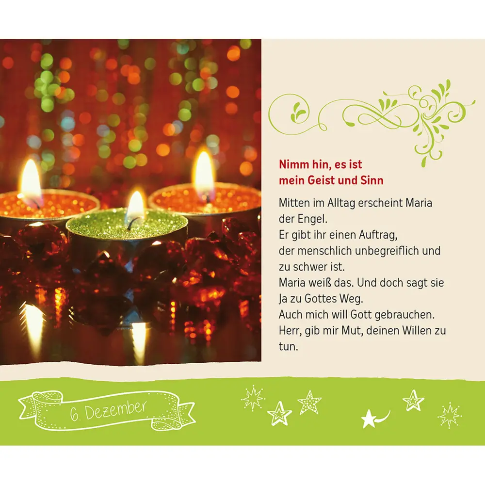 Bild: 9783842978294 | Ich sehe dich mit Freuden an | Adventskalender | Ruth Heil | Kalender