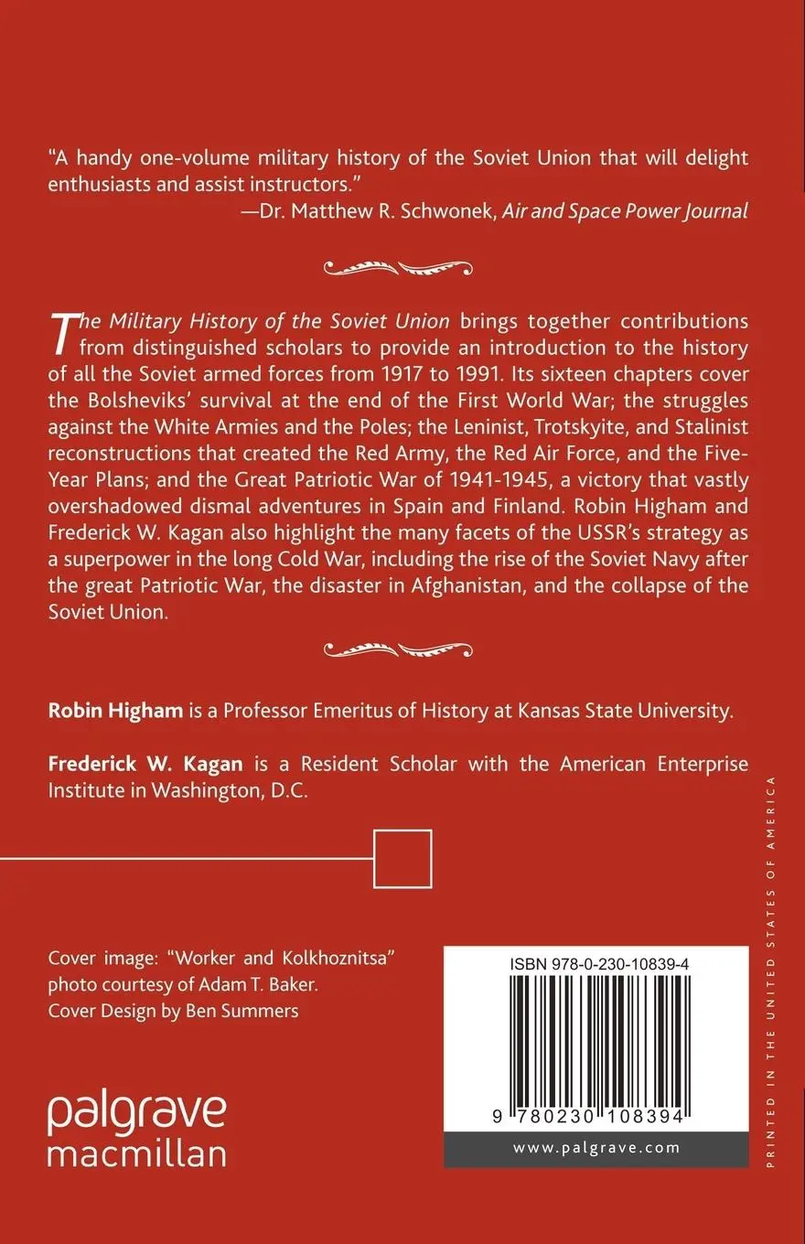 Rückseite: 9780230108394 | The Military History of the Soviet Union | R. Higham | Taschenbuch