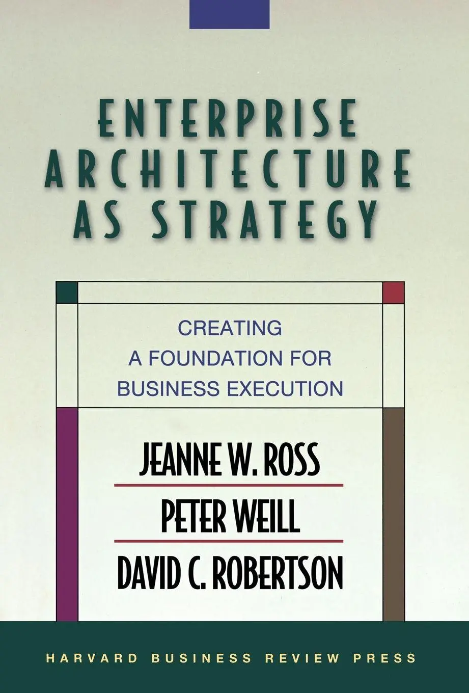 Harvard Business Review Press Enterprise Architecture As Strategy