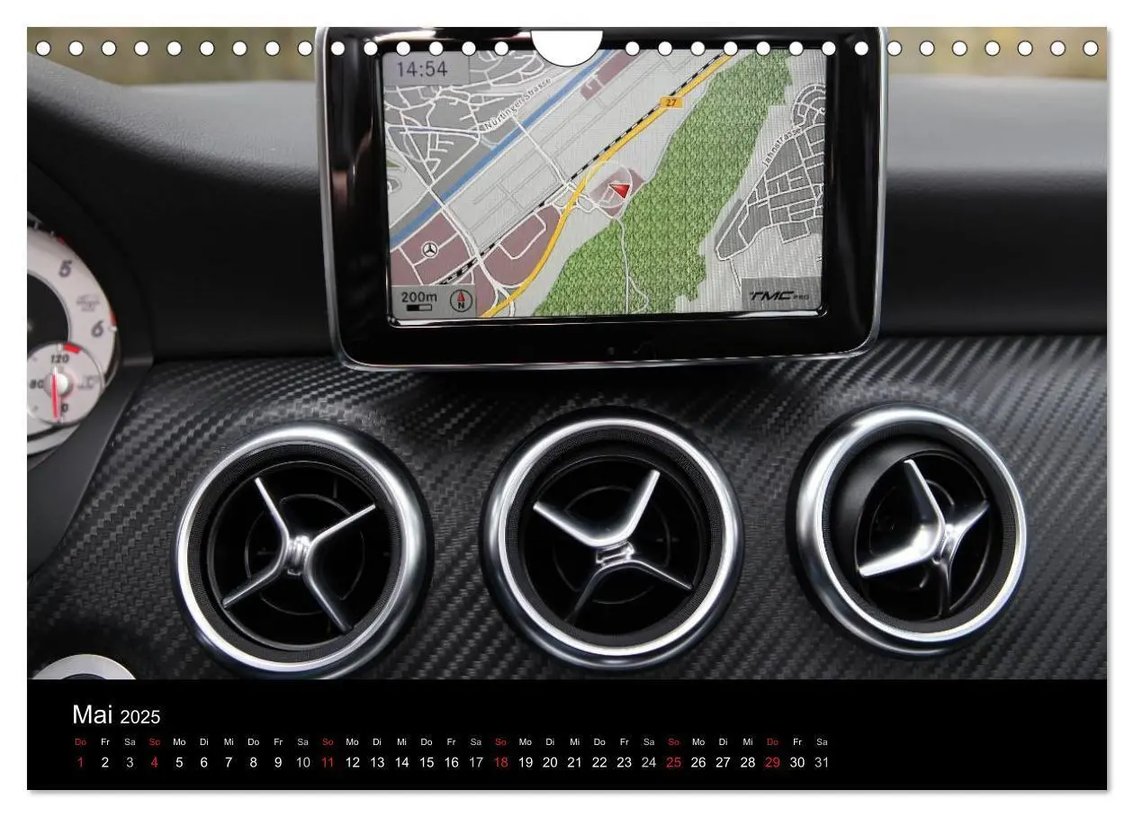 Bild: 9783435838394 | Mercedes-Benz A-Klasse (Wandkalender 2025 DIN A4 quer), CALVENDO...