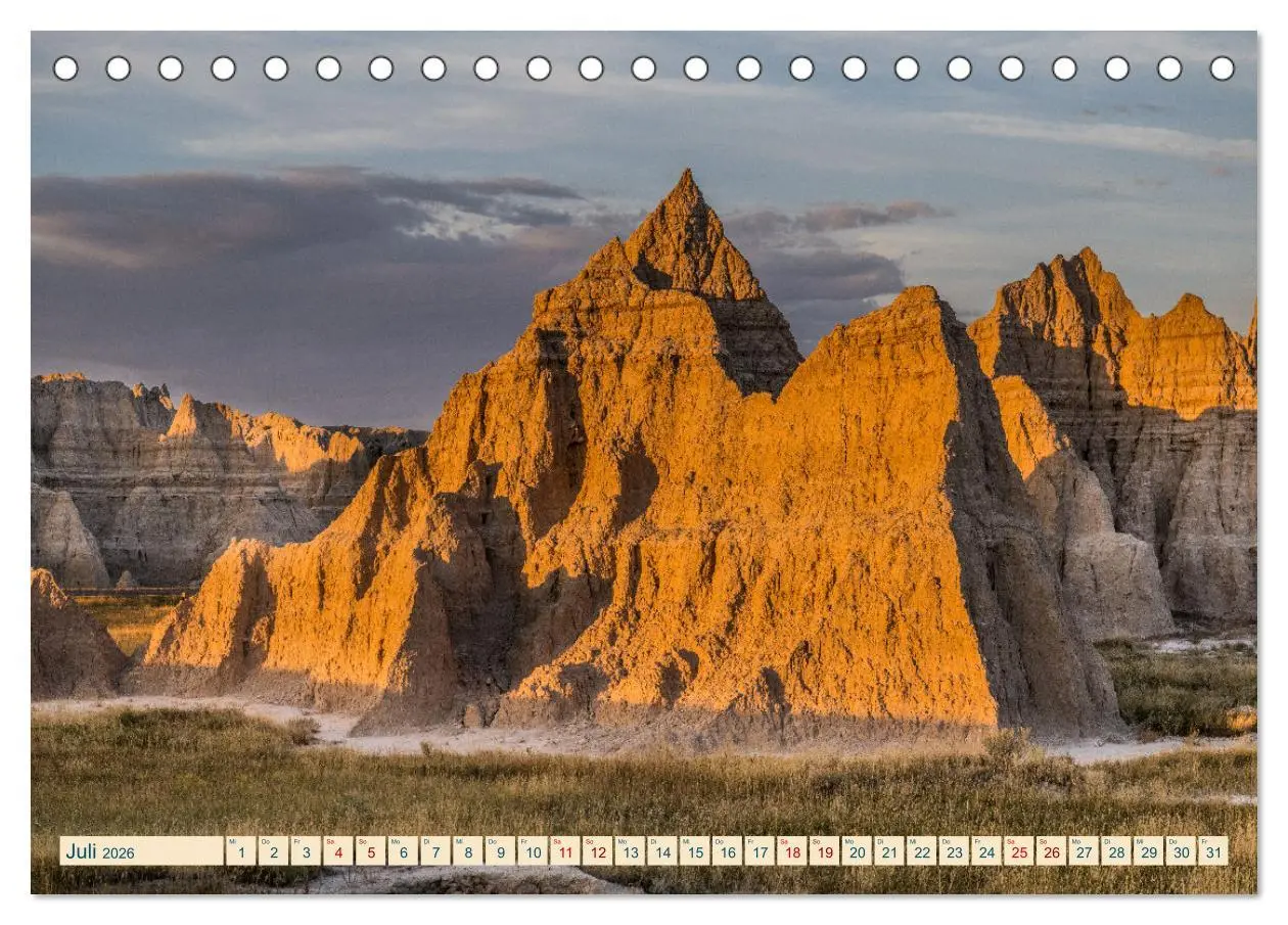 Bild: 9783457478394 | Wyoming, South Dakota Colorado (Tischkalender 2026 DIN A5 quer),...