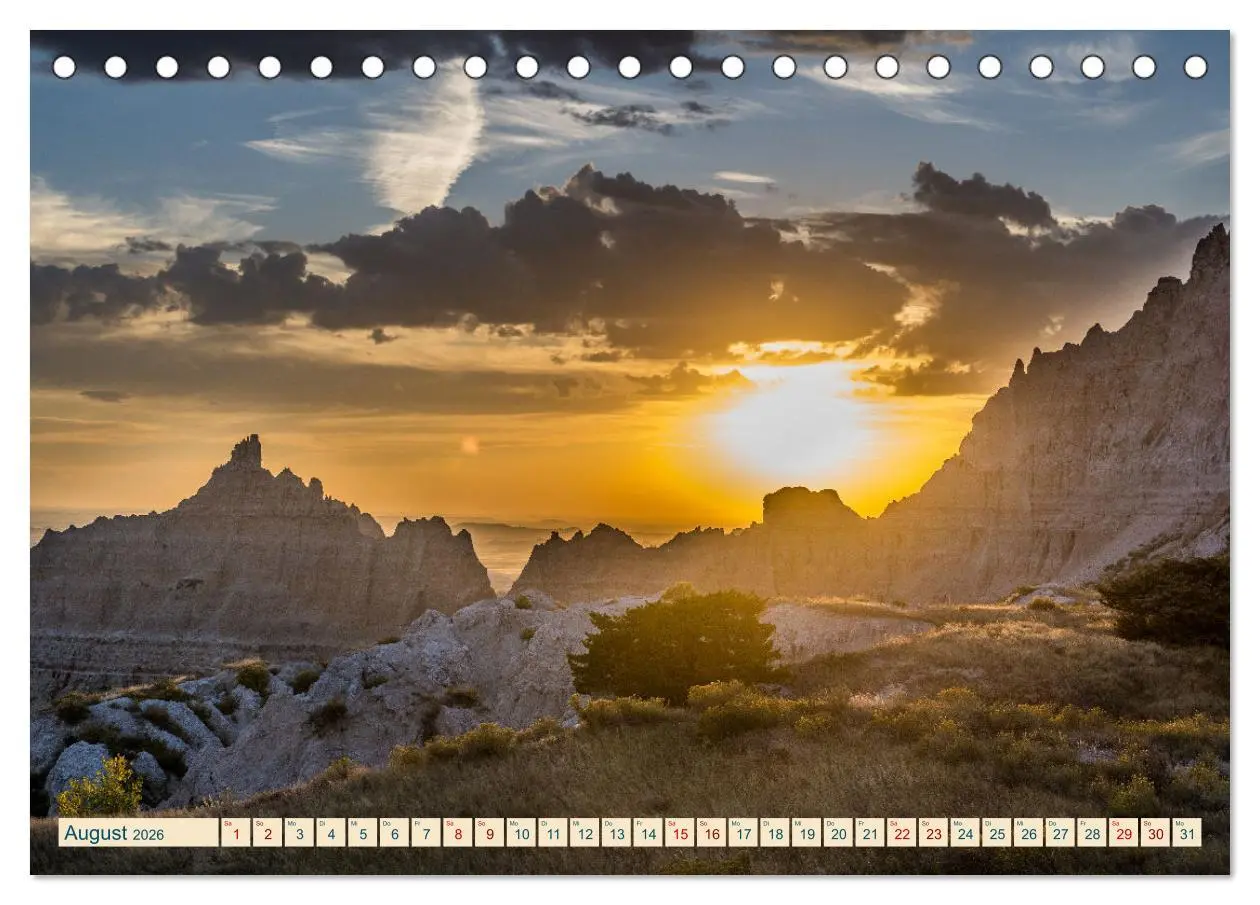 Bild: 9783457478394 | Wyoming, South Dakota Colorado (Tischkalender 2026 DIN A5 quer),...