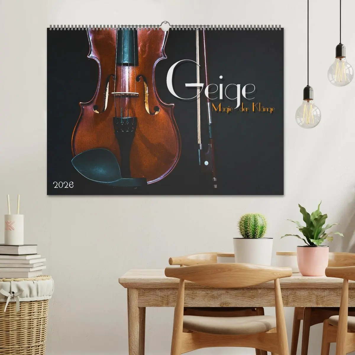 Bild: 9783457928394 | Geige - Magie der Klänge (Wandkalender 2026 DIN A2 quer), CALVENDO...