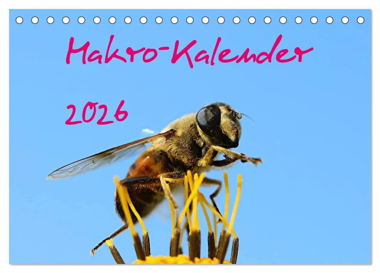 Cover: 9783516188394 | Makro-Kalender 2026 (Tischkalender 2026 DIN A5 quer), CALVENDO...