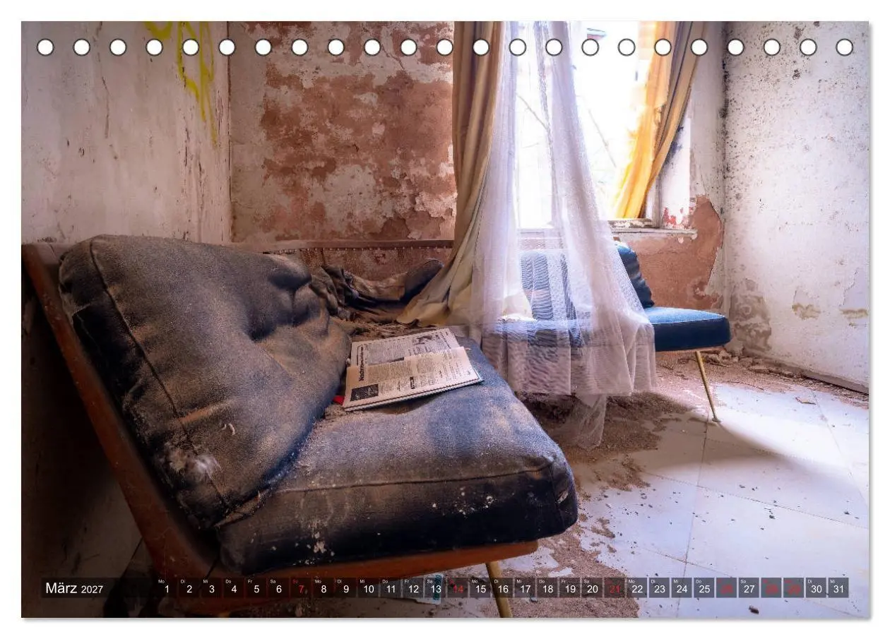 Bild: 9783569588394 | Faszination - Lost Places (Tischkalender 2027 DIN A5 quer),...